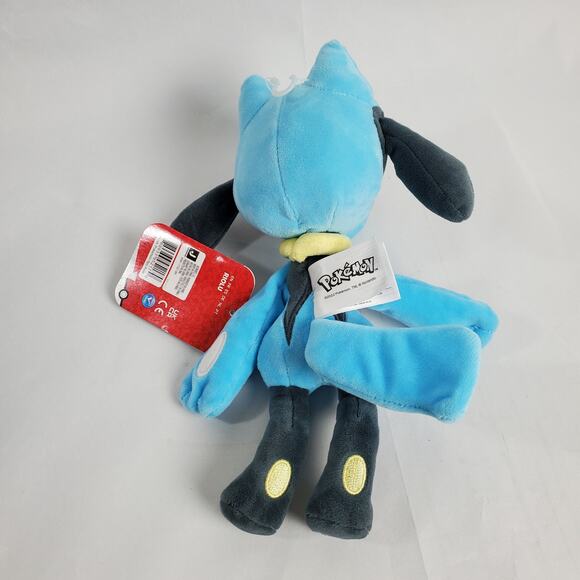 Pokémon Riolu Plush Blue 10" Stuffed Animal Collectable - Picture 4 of 8